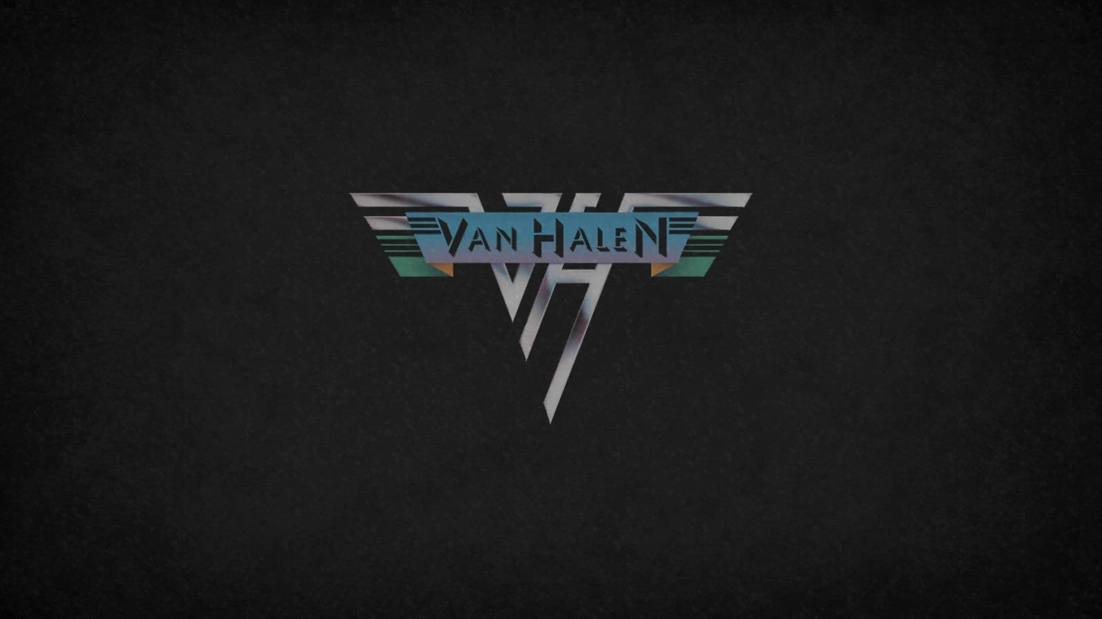 Van Halen Rock Band Logo Tapet: En cool tapet med det ikoniske Van Halen Band Logo. Wallpaper
