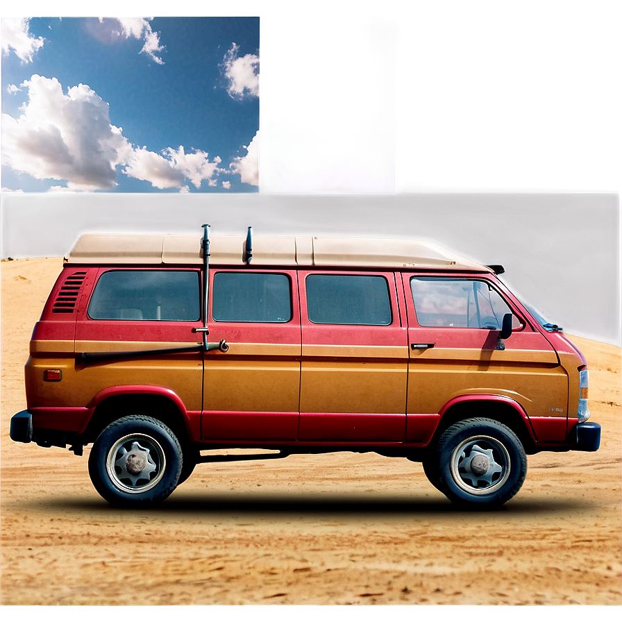 Van In Desert Landscape Png 60 PNG