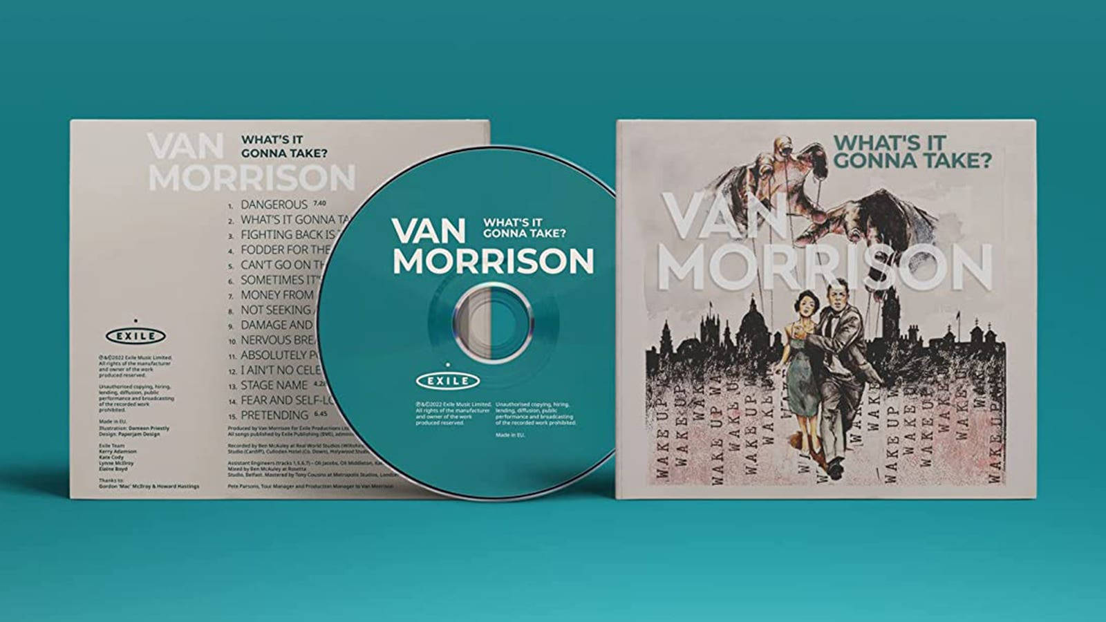 Van Morrison Blues Album Cover Tapet Wallpaper
