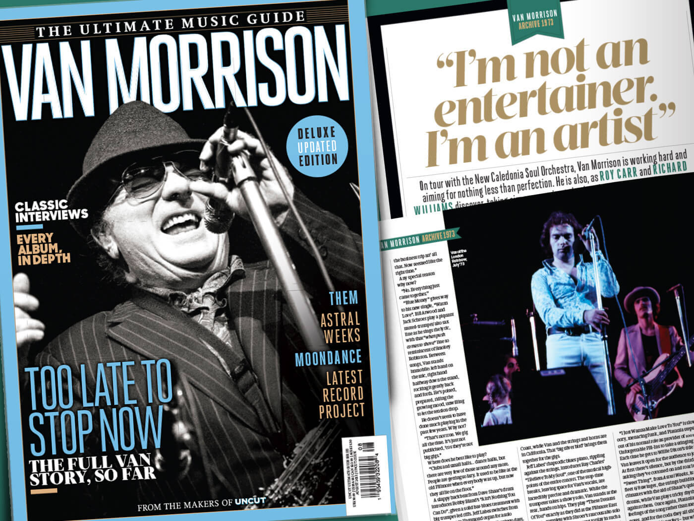 Van Morrison Magazine Newspaper Cover Wallpaper