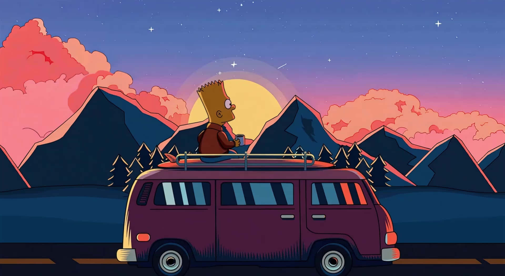 Simpsonshd-bakgrundsbild.
