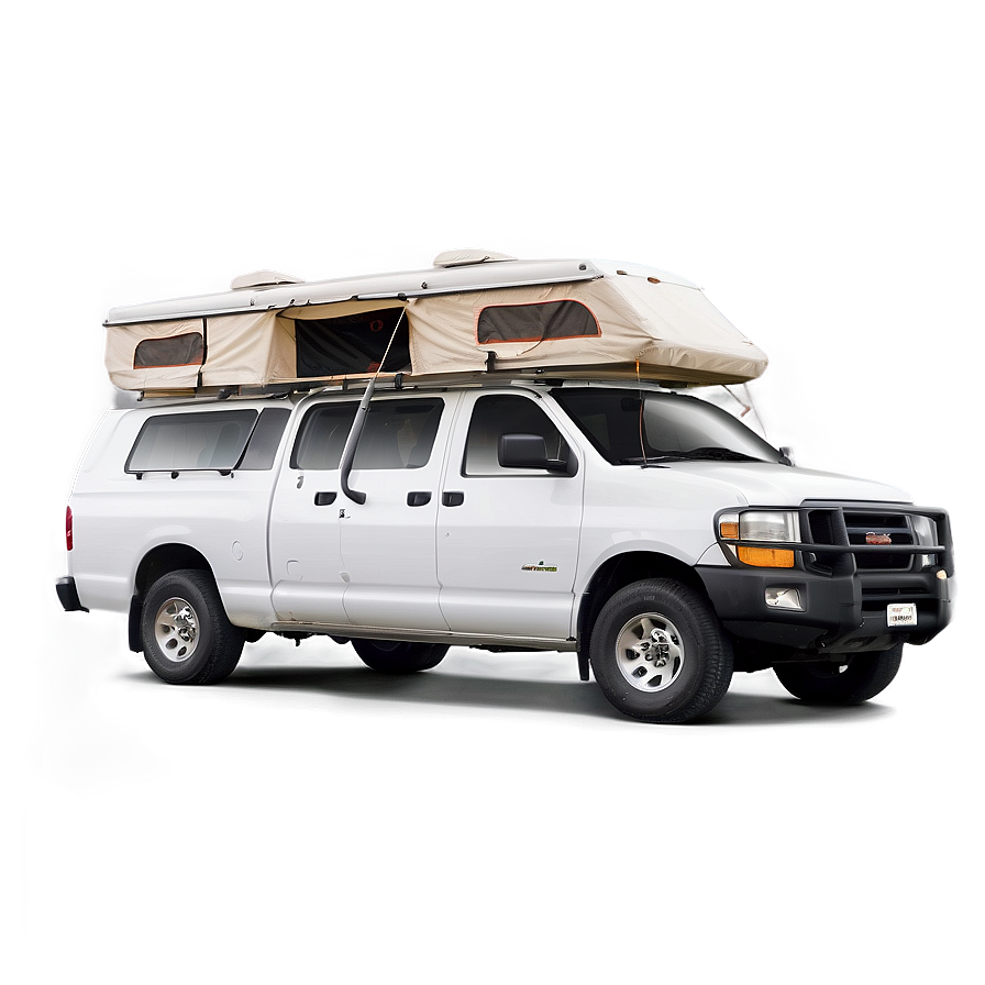 Van With Rooftop Tent Png 06202024 PNG