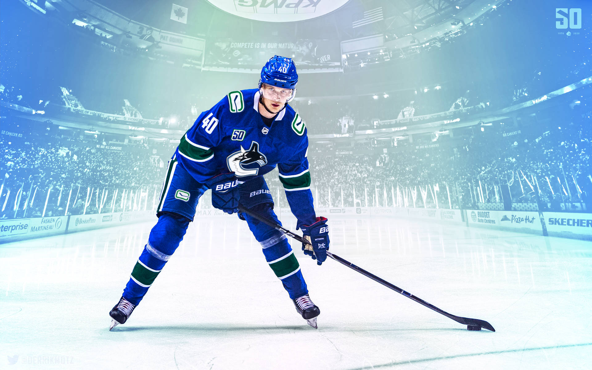 Made a darker Pettersson wallpaper. More devices as well : r/canucks