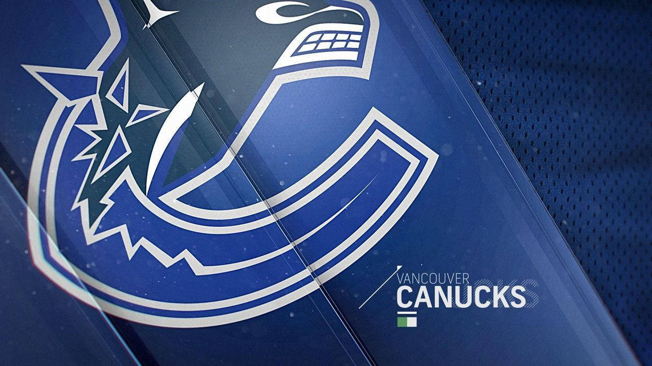 Vancouver Canucks Logo Grafisk Tapet Wallpaper