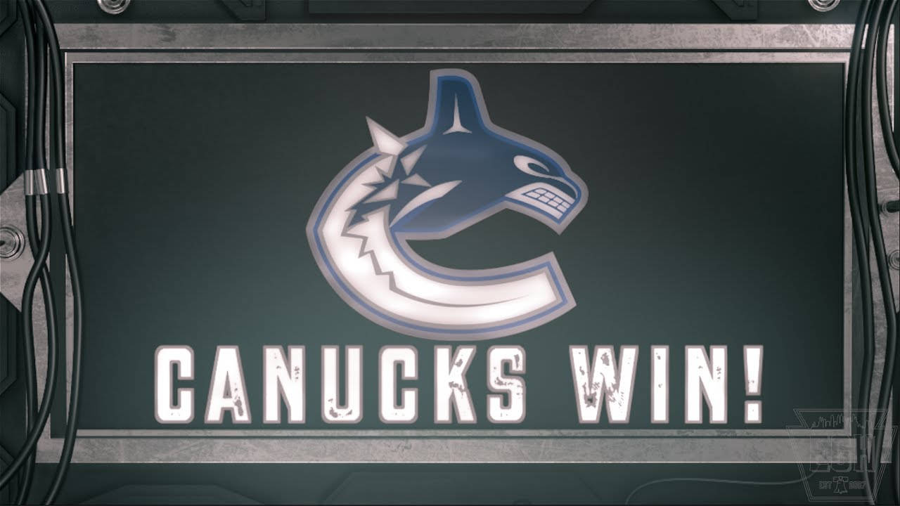 Astonishing Victory Moment of Vancouver Canucks Wallpaper