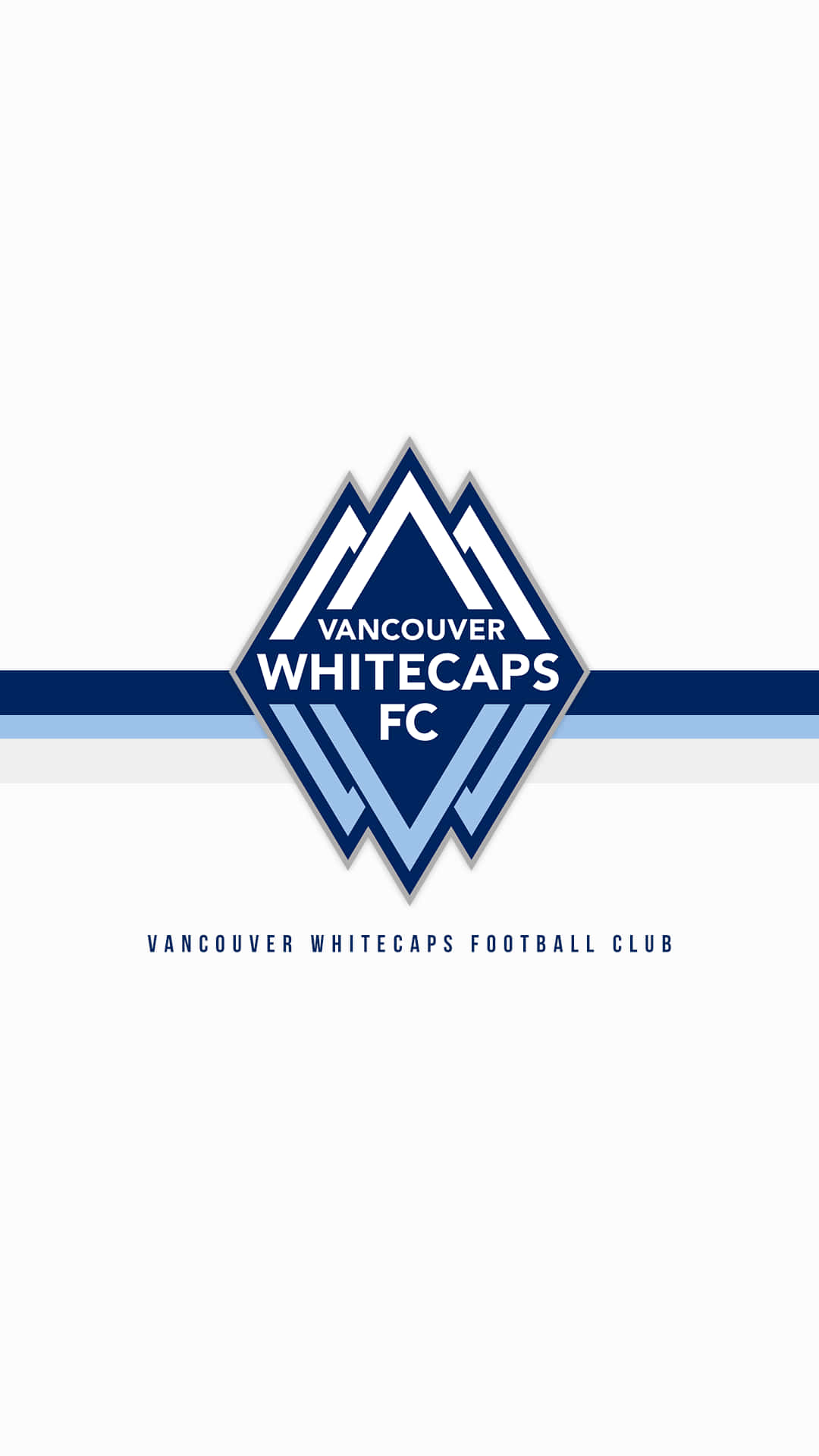 Vancouver Whitecaps FC Klassisk Team Logo Tapet: Fremhæv din kærlighed til Whitecaps FC med dette ikoniske klassiske holdlogo tapet. Wallpaper
