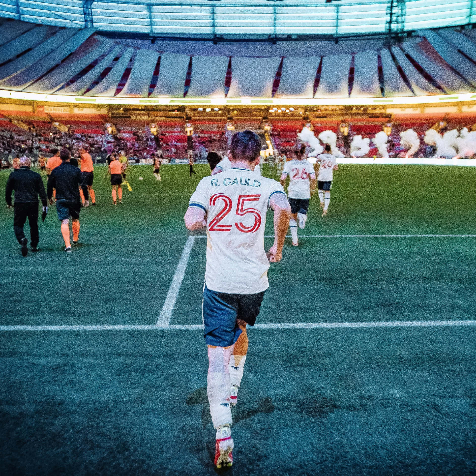 Vancouver Whitecaps Fc Midfielder Ryan Gauld Back Angle Shot Picture