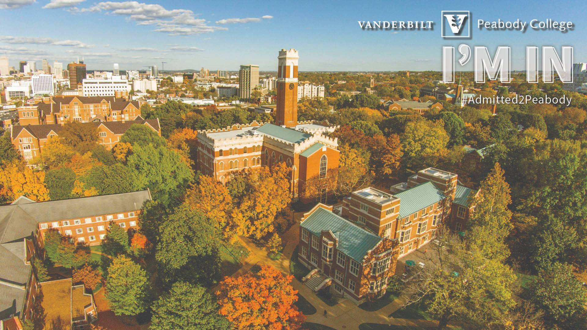 L'iconicocampanile Dell'università Di Vanderbilt. Sfondo