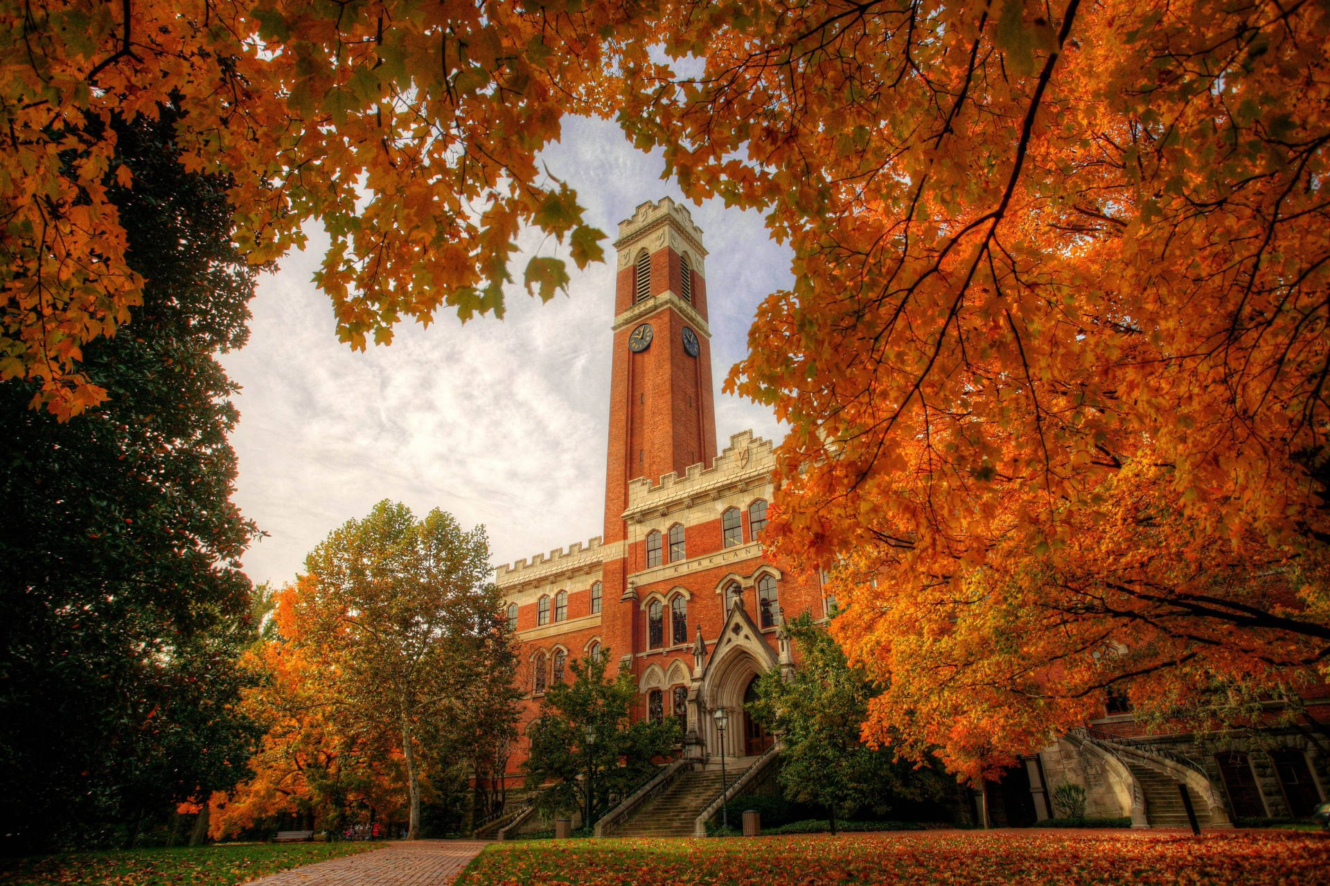 Vanderbilt University In Autumn Wallpaper