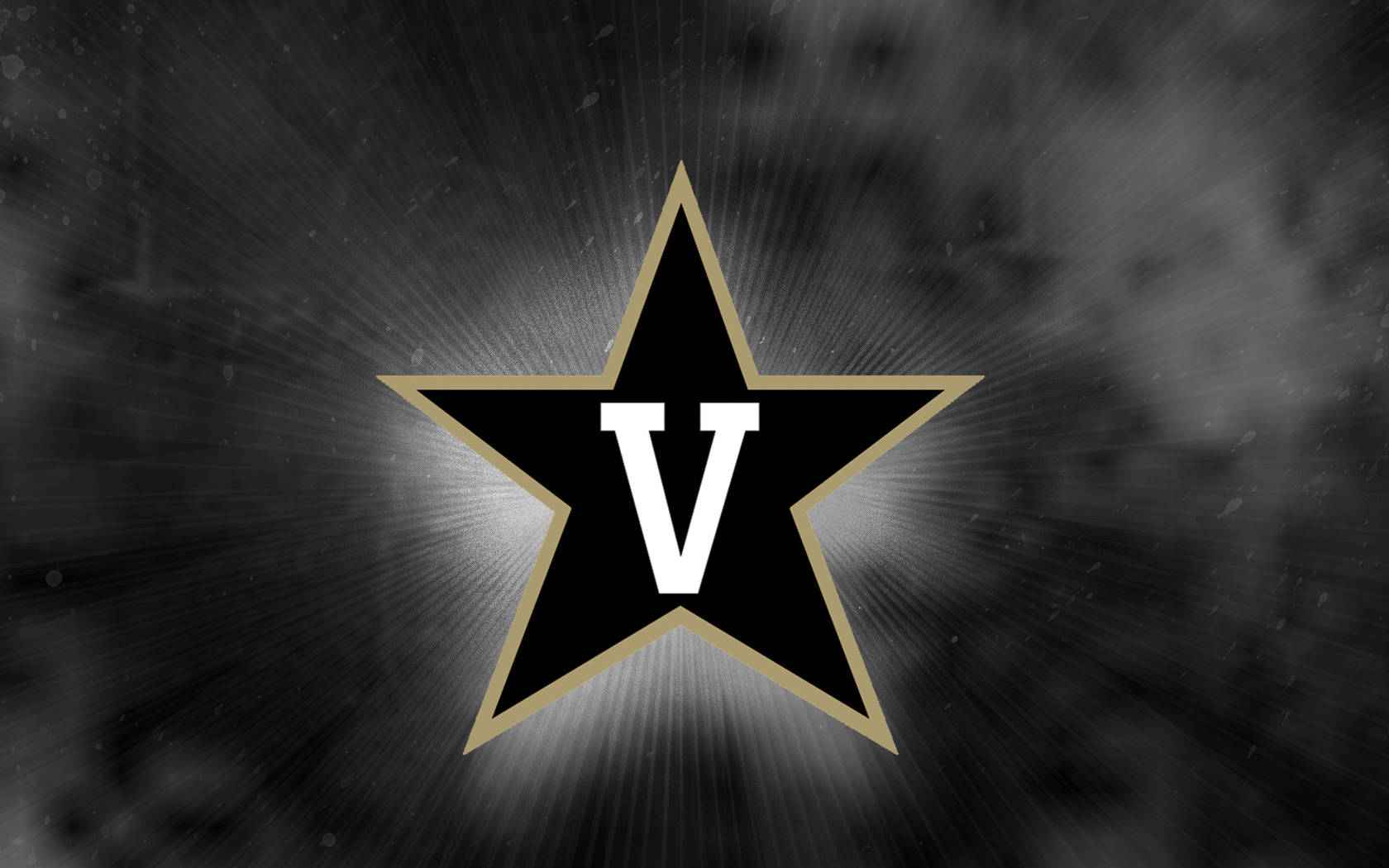Vanderbilt University Logo Black Smokey Wallpaper