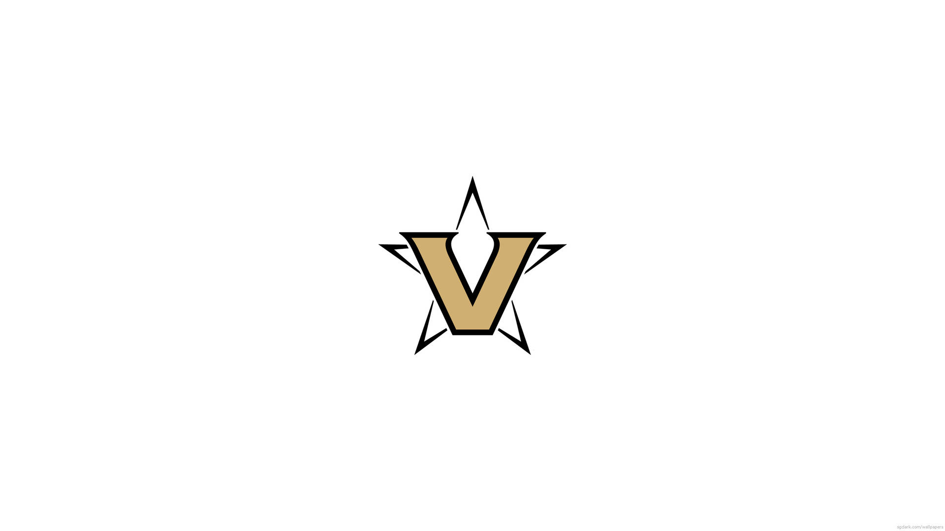 Vanderbilt University Seal Logo White Wallpaper