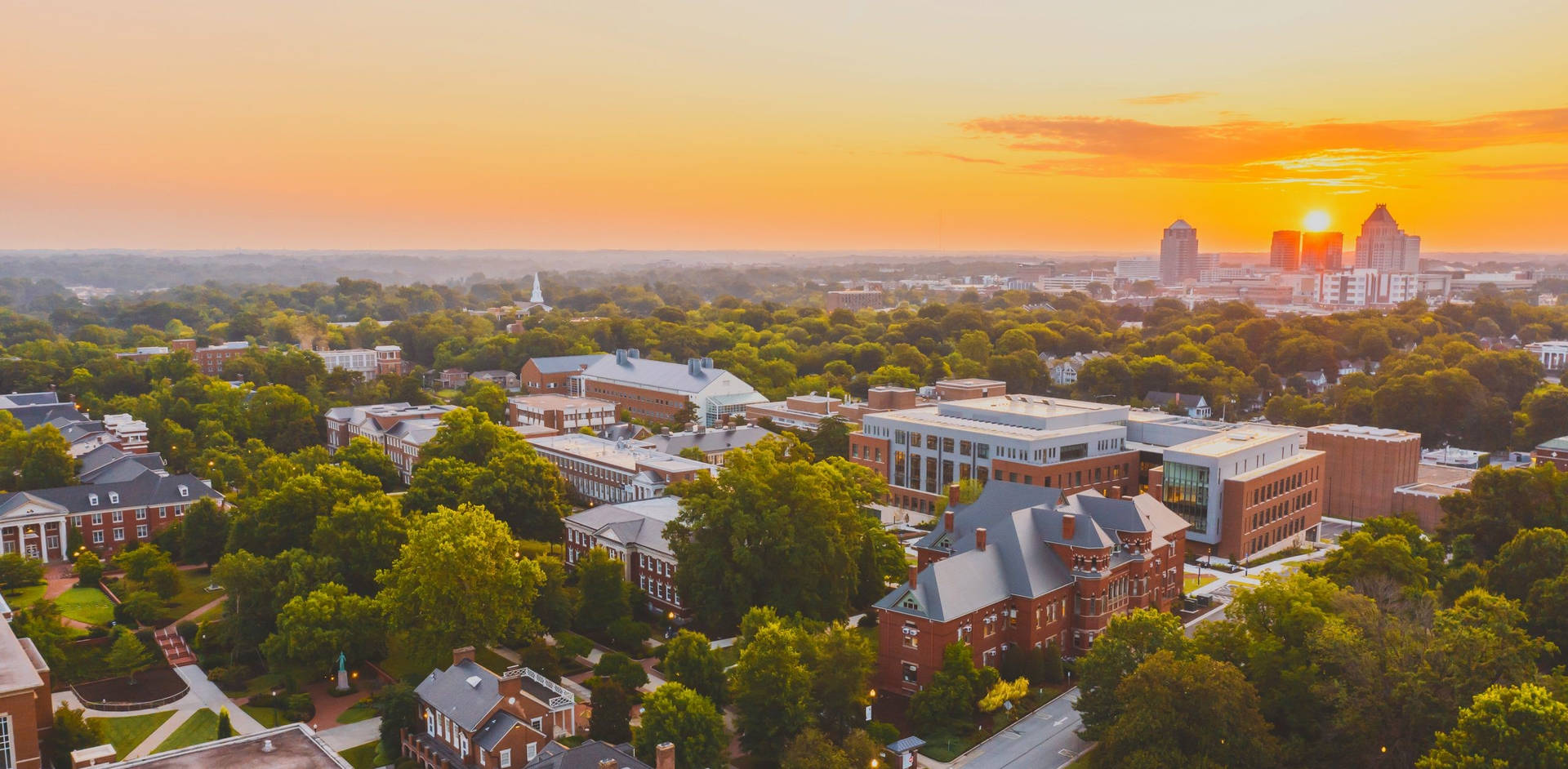 Vanderbilt University Sunset Sky Wallpaper