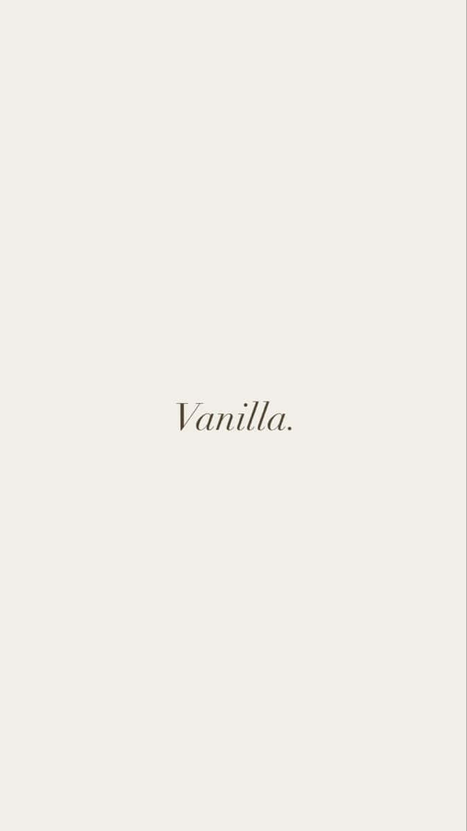 Vanilla Aesthetic Simplicity Wallpaper