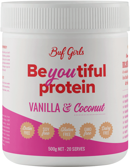 Vanilla Coconut Protein Powder PNG