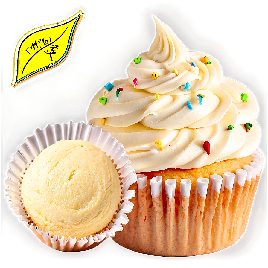 Vanilla Cupcakes Png 06112024 PNG