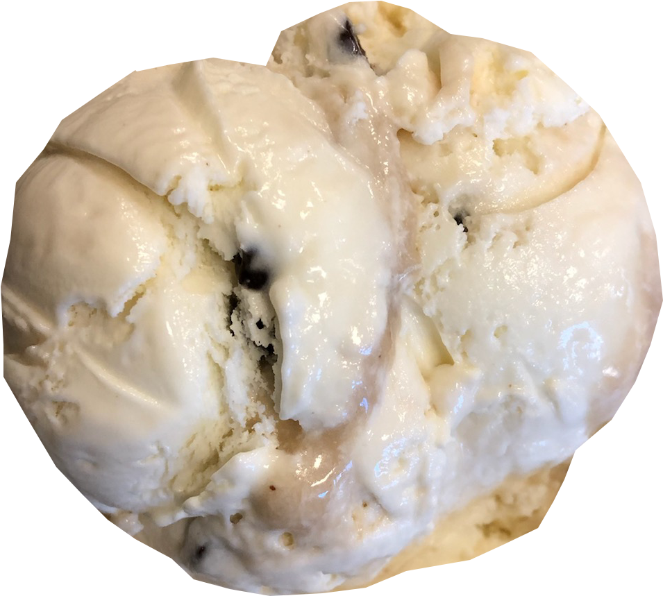 Vanilla Custard Ice Cream Scoop PNG
