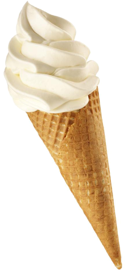 Vanilla Ice Cream Cone.png PNG