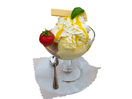 Vanilla Ice Cream Dessert Delight.jpg PNG