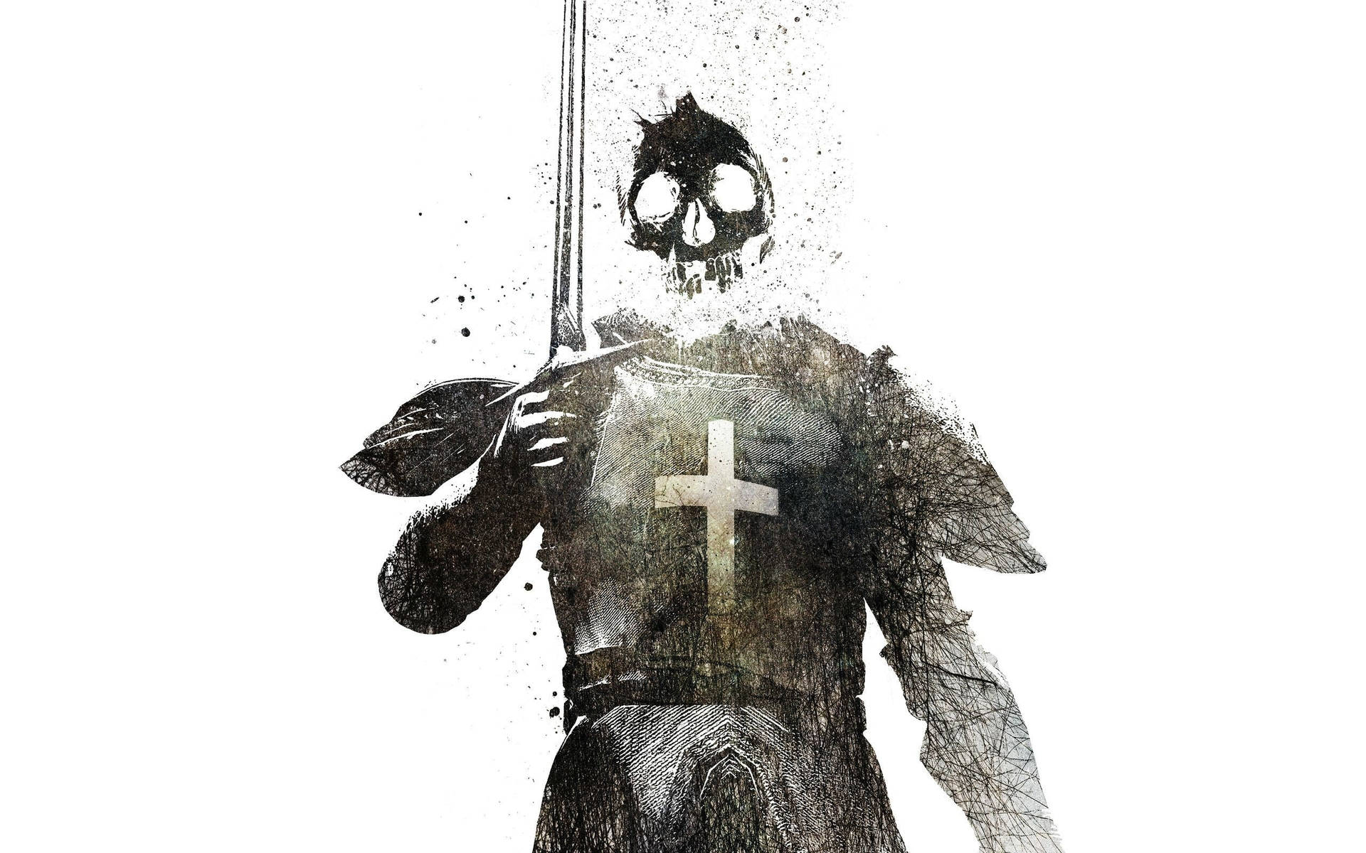 Vanishing Skull Death Knight Wallpaper