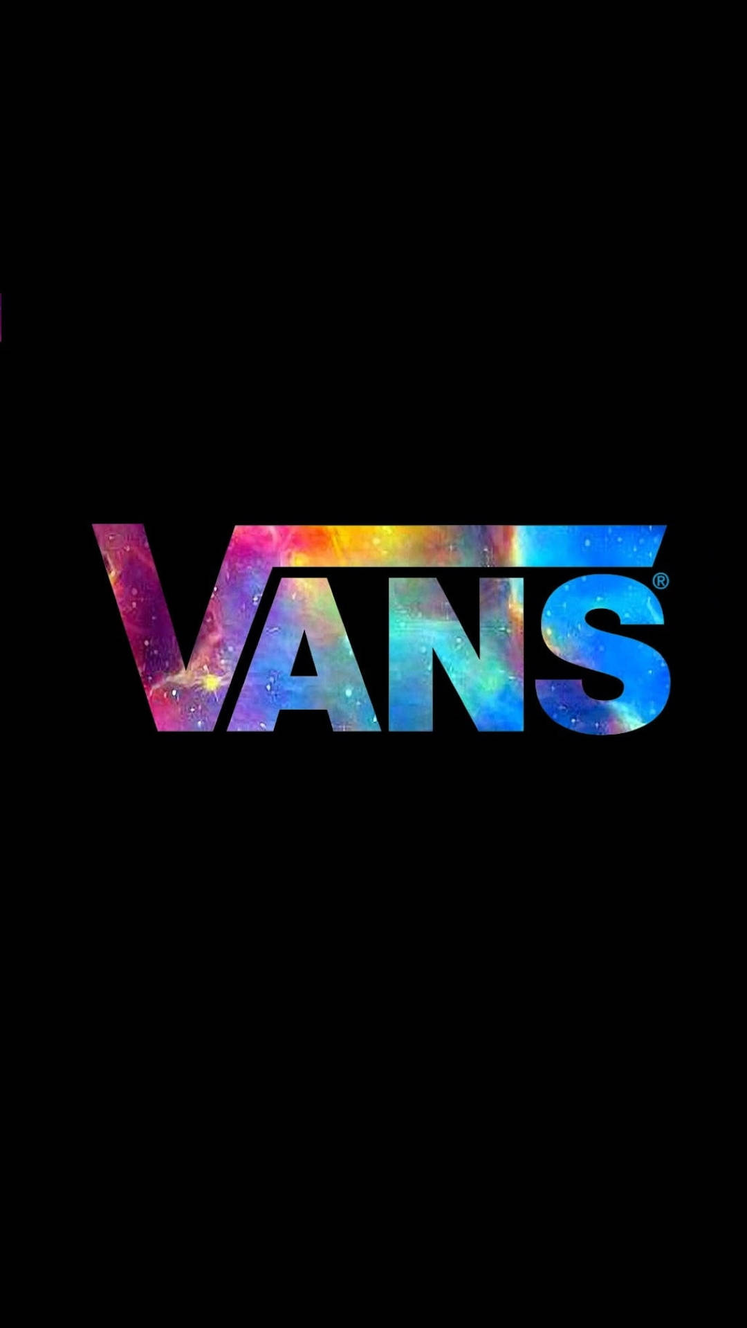 Vans Logo Cosmic Galaxy Gradient Wallpaper
