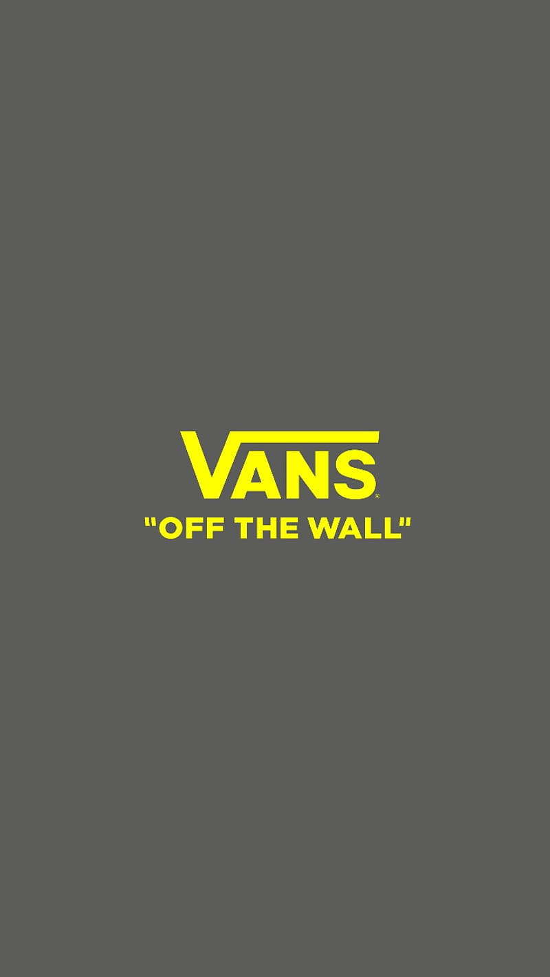 Vans Off The Wall Gray Wallpaper
