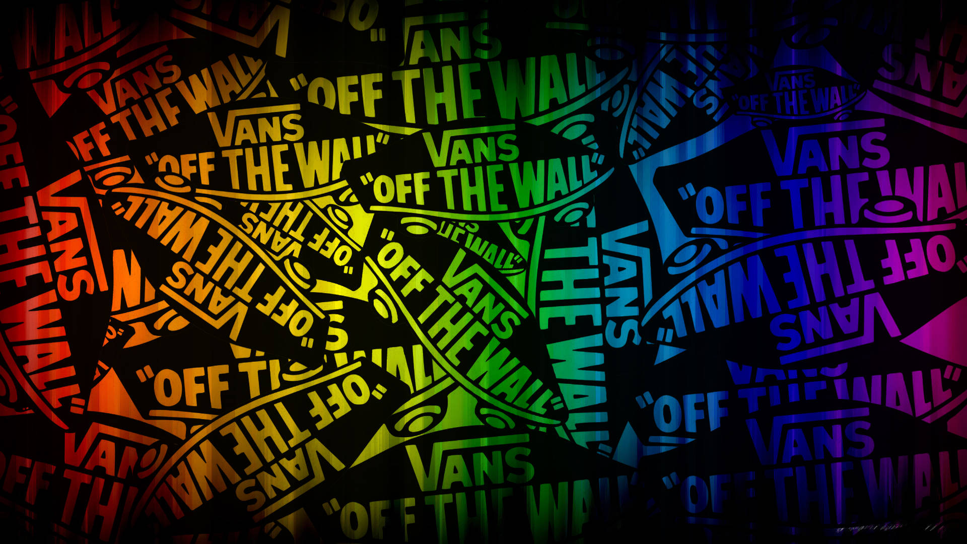 Vans Off The Wall Rainbow Wallpaper