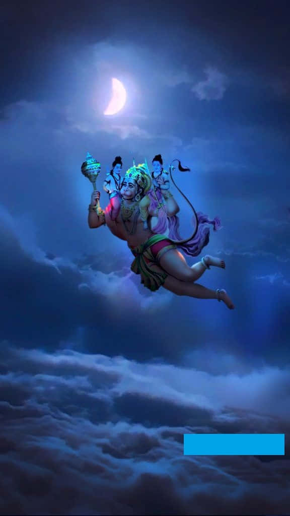 Vapid Flying Hanuman Wallpaper