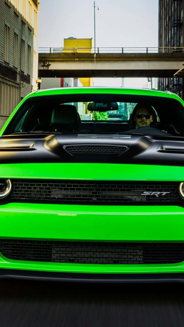Vapid Green Car Wallpaper