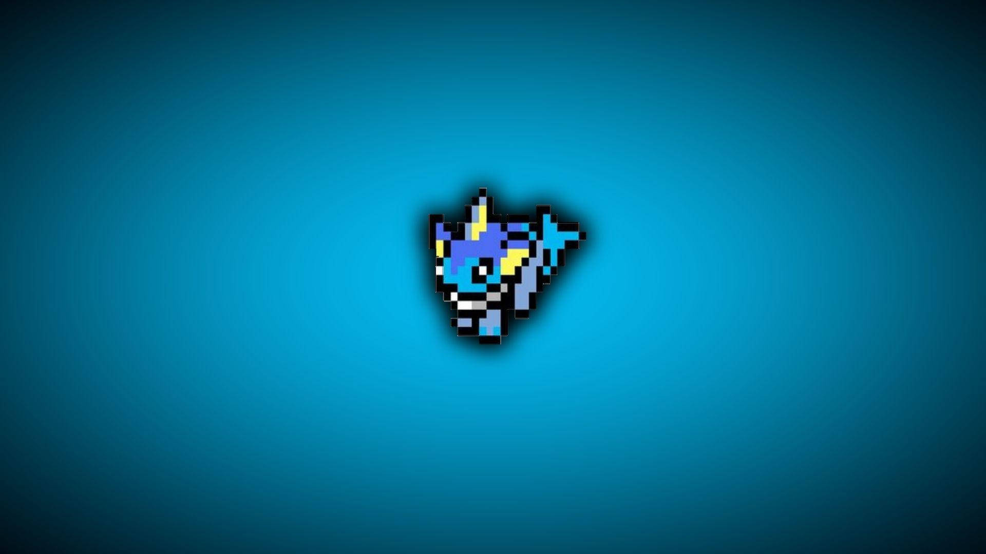 Vaporeon Game Character Pixel Art Picture