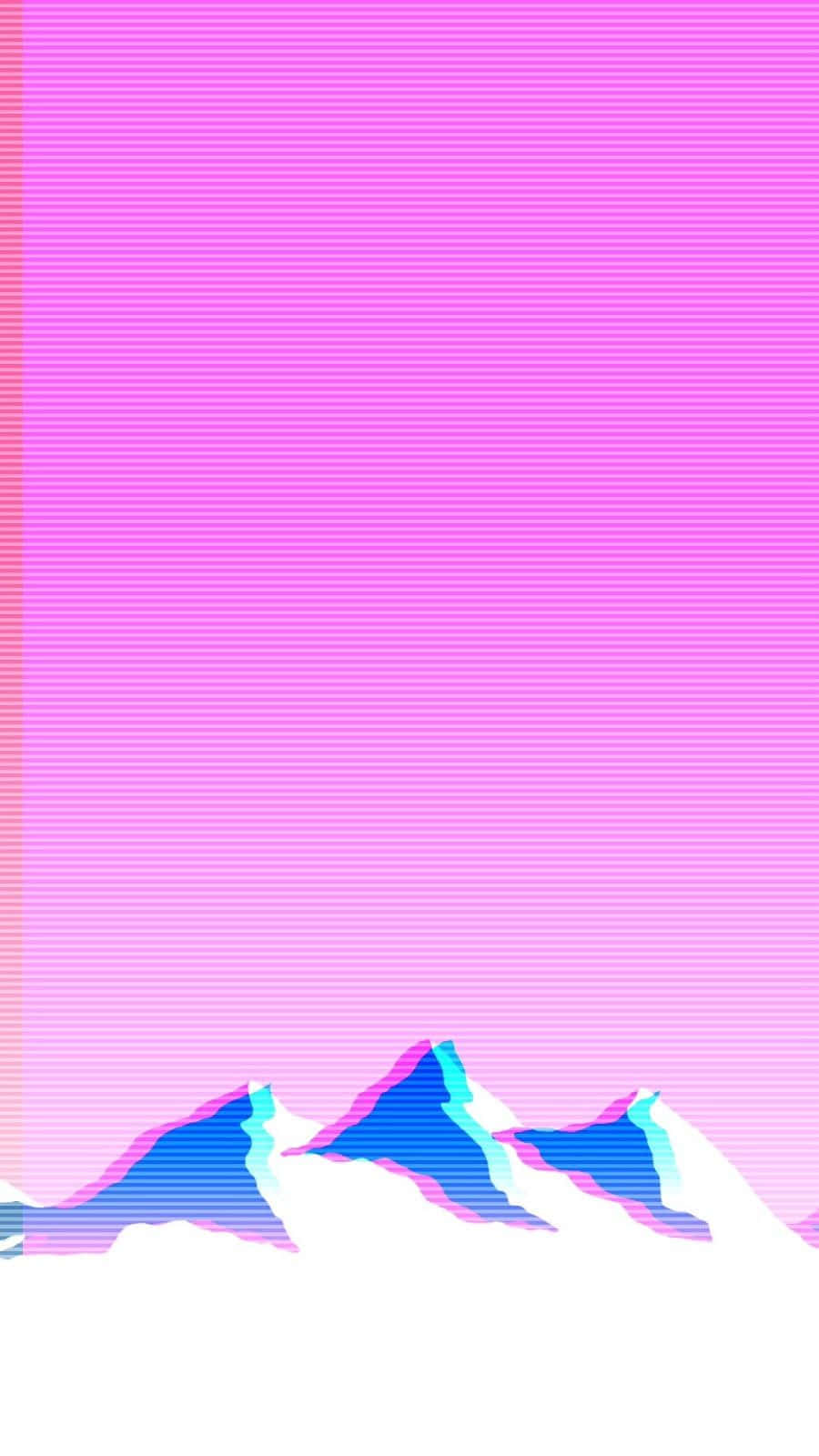 Immerse yourself in the world of vaporwave with an stylish iPhone Wallpaper
