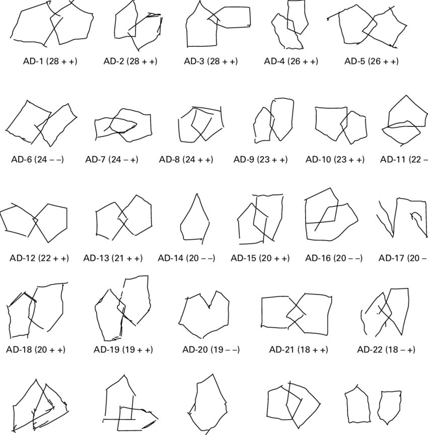 Variationsof Pentagons Pattern PNG