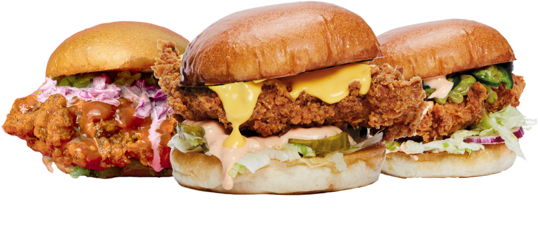 Variety Chicken Sandwiches PNG