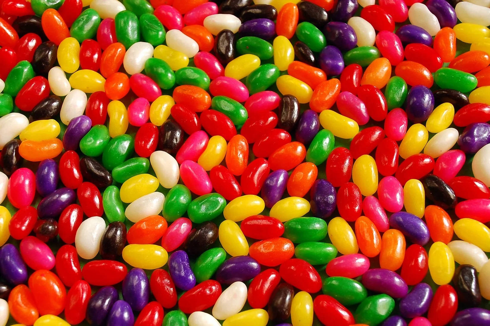 Varietàdi Jellybeans Colorate Sfondo