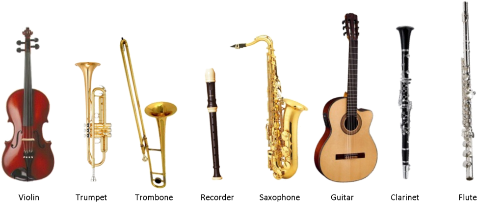 Variety_of_ Musical_ Instruments PNG