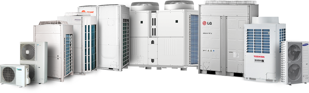 Varietyof Air Conditioning Units PNG