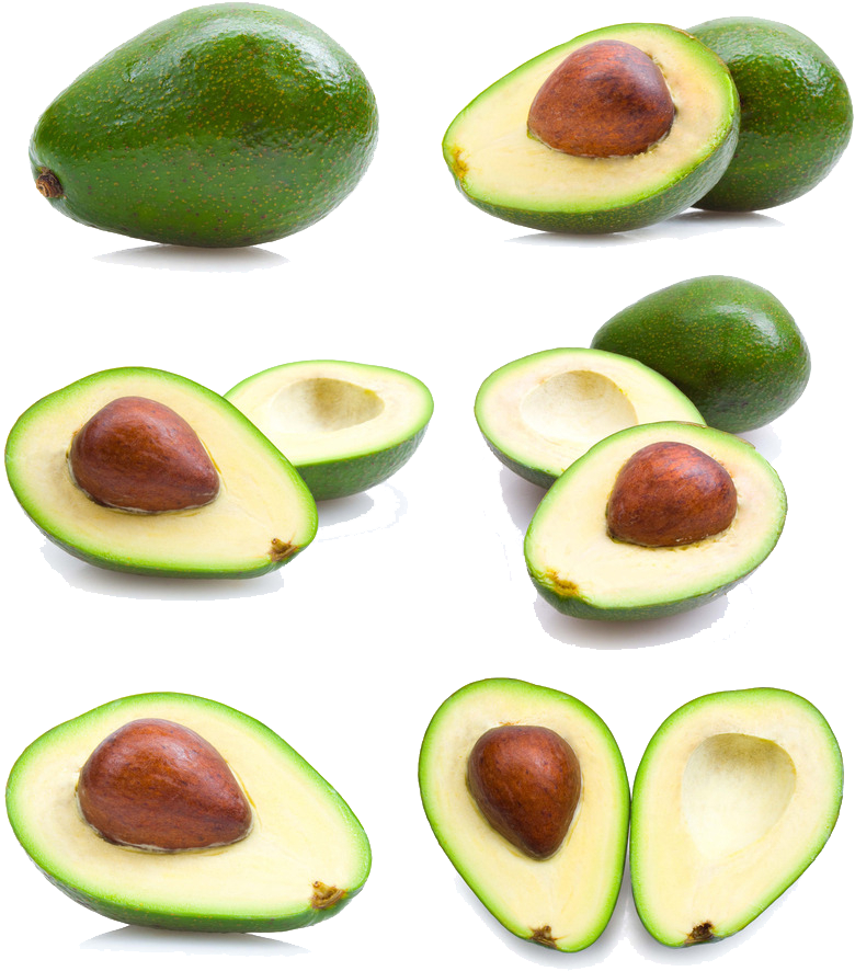 Varietyof Avocados PNG