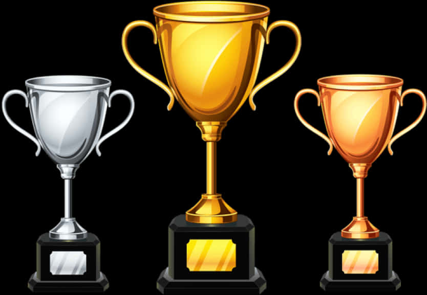 Varietyof Awards Trophies PNG