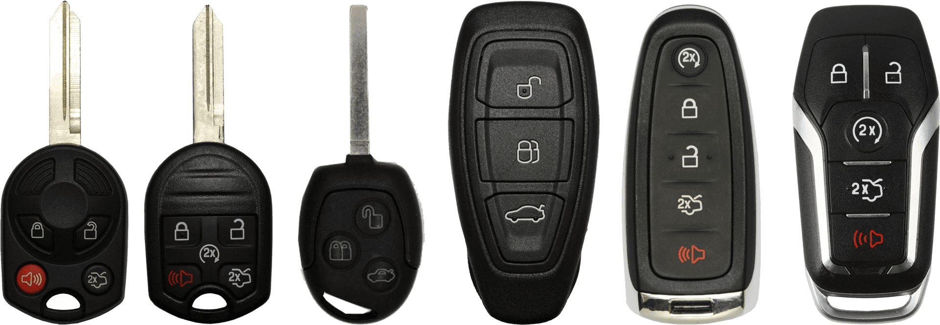 Varietyof Car Keysand Fobs PNG