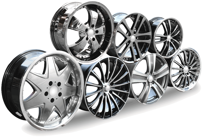 Varietyof Car Rims Designs PNG