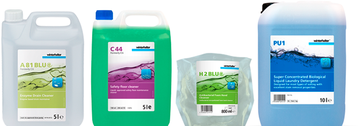 Varietyof Cleaning Products Lineup PNG