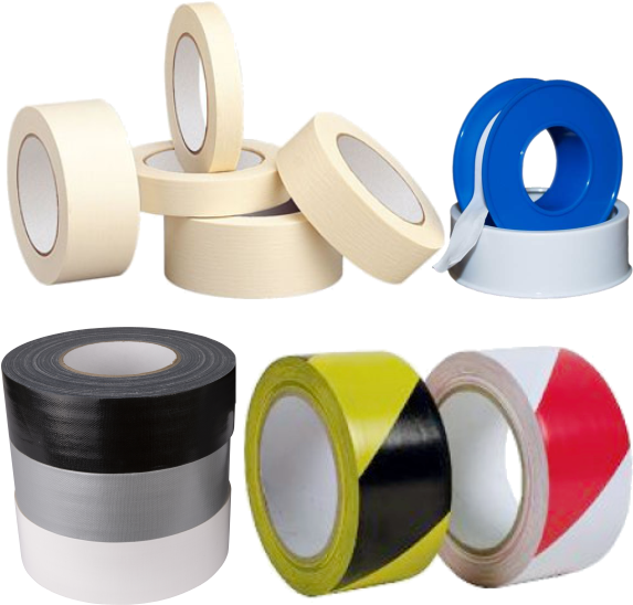 Varietyof Duct Tape Rolls PNG