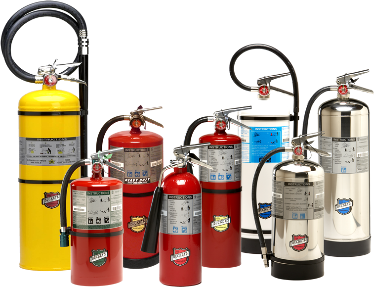 Varietyof Fire Extinguishers PNG