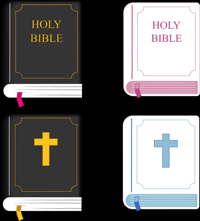 Varietyof Holy Bibles Illustration PNG