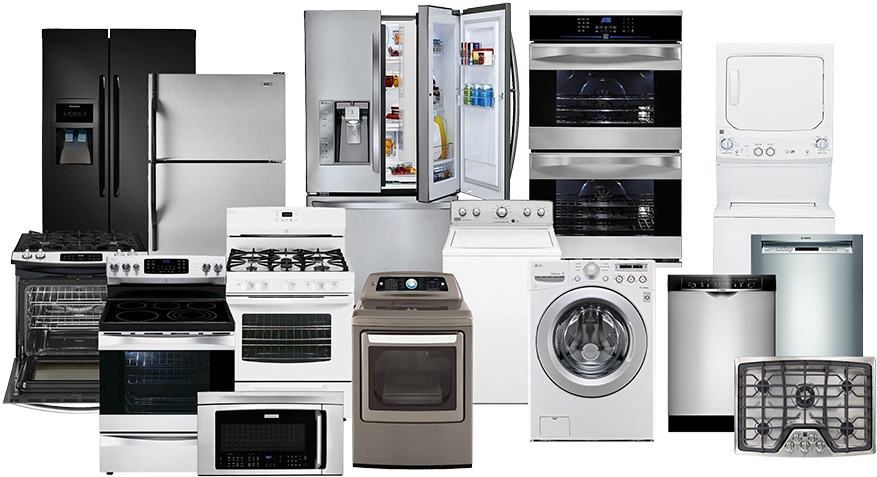 Varietyof Home Appliances PNG