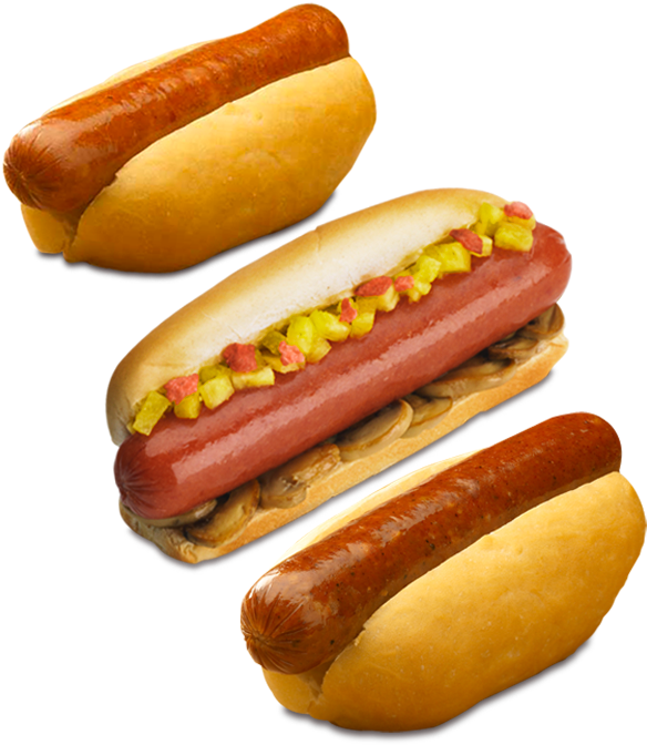 Varietyof Hot Dogs PNG