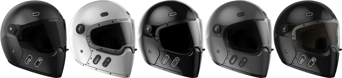 Varietyof Motorcycle Helmets PNG