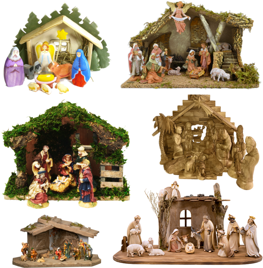 Download Varietyof Nativity Scenes Collection | Wallpapers.com