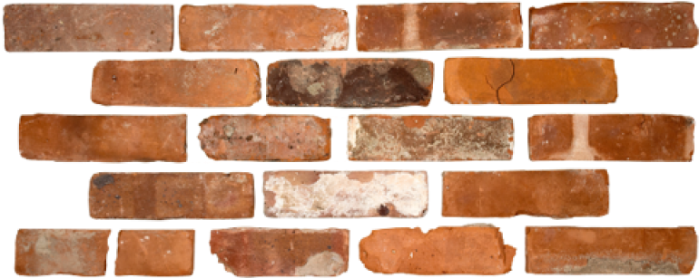 Varietyof Old Bricks Texture PNG