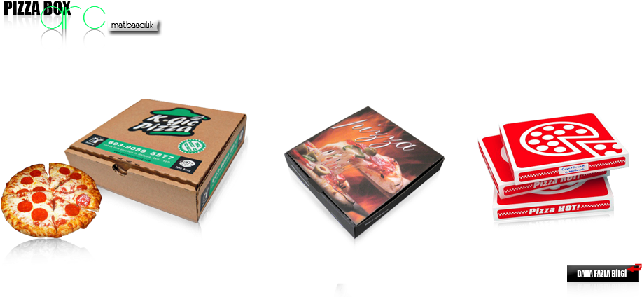 Varietyof Pizza Boxes PNG