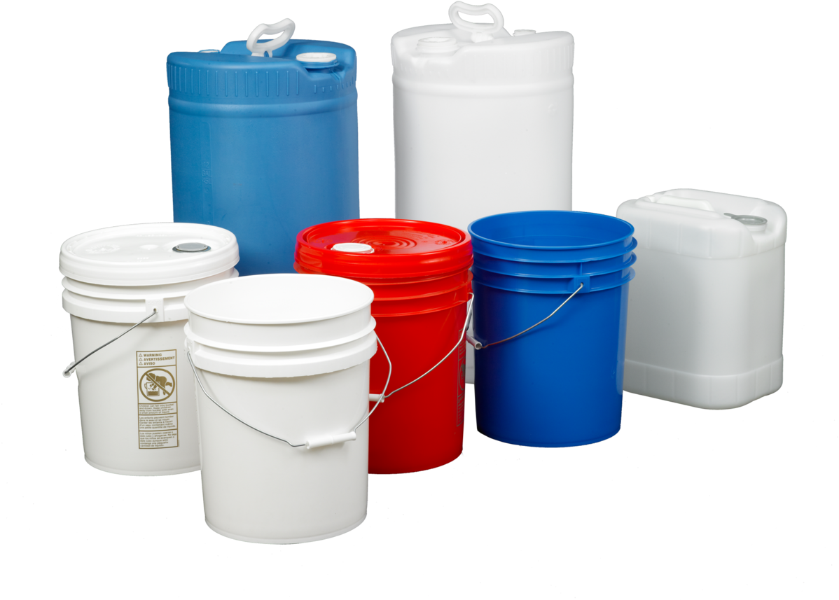 Download Varietyof Plastic Bucketsand Containers